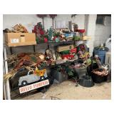 Assorted holiday decor