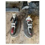 Yard decor- motorcycle stones