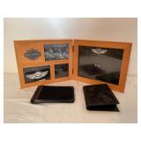 Harley Davidson picture frame and photo books