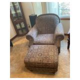 Broyhill Chair and foot stool