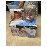 Massaging bubble mat cordless neck massage