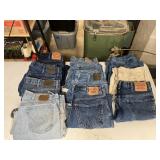 Assorted jeans 38 waist