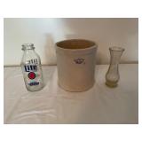 Crock and bottle