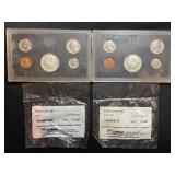 2 - Proof sets, 2 - coin sets