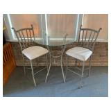 Tall table with chairs