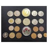 Assorted collectible coins