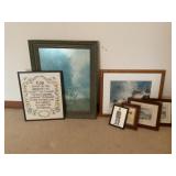 Assorted wall pictures