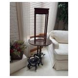 Plant stand, side table, short planter stand