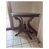 Vintage oval decorative table