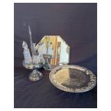 Silver plated serving dishes