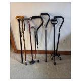 Assorted canes