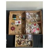 Assorted costume jewelry