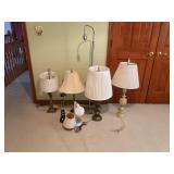 Assorted lamps