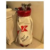 Vintage K-Mart bag and clubs