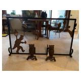 Vintage Fire place screen