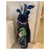 Golf Clubs and bag