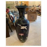 Old oriental decorative metal vase