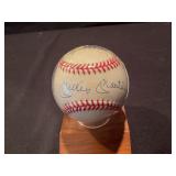 Mickey Mantle signed baseball number 7065