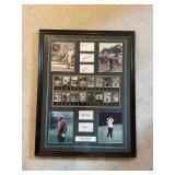 Masters winners autograph, photo collage