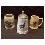 3 - vintage steins