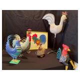 Large rooster decor