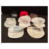 Golf memorabilia- signed hats
