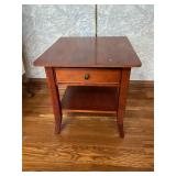 wood End table