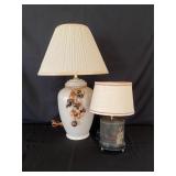 2 table top Lamps
