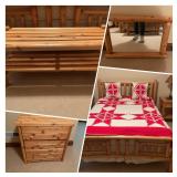 Log bedroom set