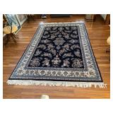 Han knotted wood Rug