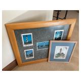 Patty host Framed artwork, assorted lighthouses