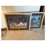 High end frame with puzzles