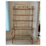Bamboo style Bakers Rack