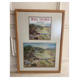 Will moss Air Field framed puzzle & print