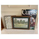 Patty host painting, puzzle, Curtis Golf picture