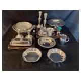Silver plated serving ware