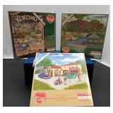 3 We Care Puzzles New in Boxes