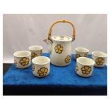 Vintage Stoneware Japanese Tea Set
