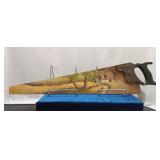 Hand Painted hand saw