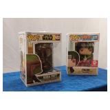 Pop/Funko 1 vinyl figure and 1 bobble head