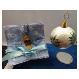 Bowl cuzzies & Christmas Ball