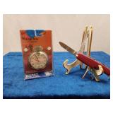 Westclox Pocket Watch & Swiss Army Knife