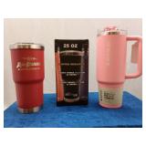 3 Insulated Drink Tumblers