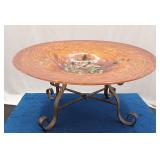 Decorative Glass bowl and stand