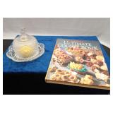 Vintage Avon butter Dish & Betty Crocker Cookbook
