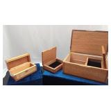 Wooden Keepsake Box Set