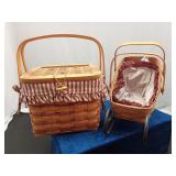 Longaberger Baskets 2 piece set
