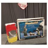 Santa decor, Outdoor nativity