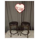2 new bar stool chairs,swivel