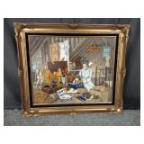 H. Hargrove serigraph painting "Attic full of...